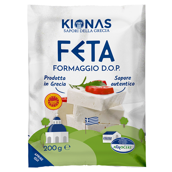 Feta Kionas DOP Formaggio Greco - Atlante expands its assortment of greek products in large-scale retail stores