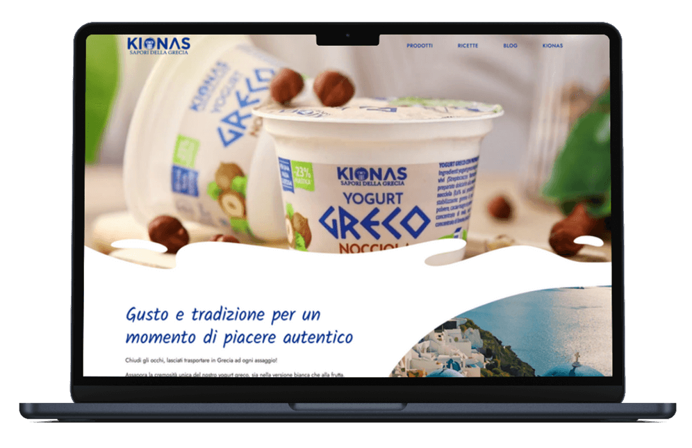 Kionas sito Web - Kionas, the New Atlante Brand for Greek Specialities, Is Now Online!