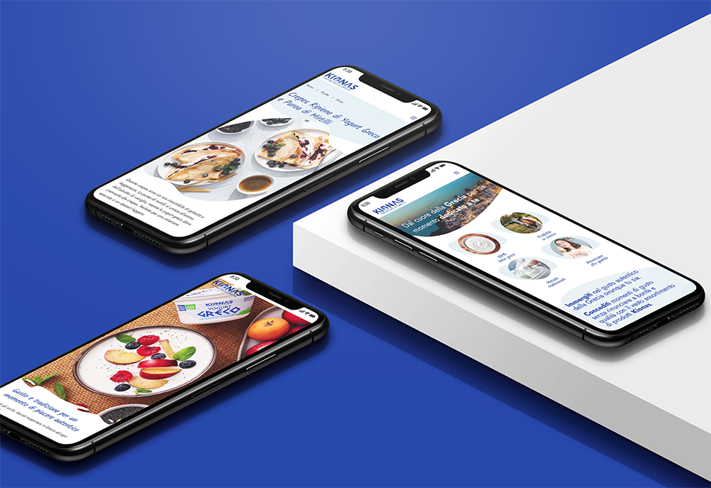 Kionas mobile - Kionas, the New Atlante Brand for Greek Specialities, Is Now Online!