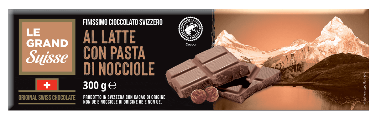 tavoletta Noisette 300g fatta con una deliziosa pasta di nocciole