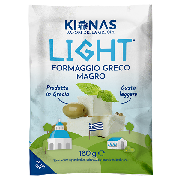 feta light kionas formaggio greco light - Atlante expands its assortment of greek products in large-scale retail stores