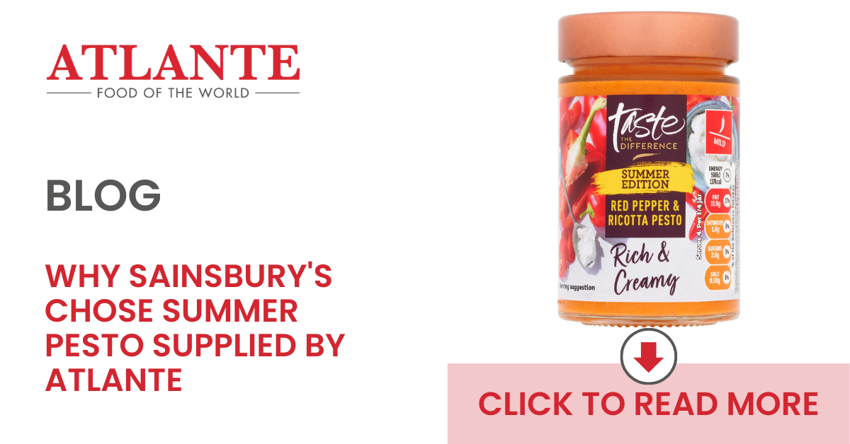 17 May 23 Pesto Blog LinkedIn Post 1200 × - What makes Atlante's Summer Pesto so special?