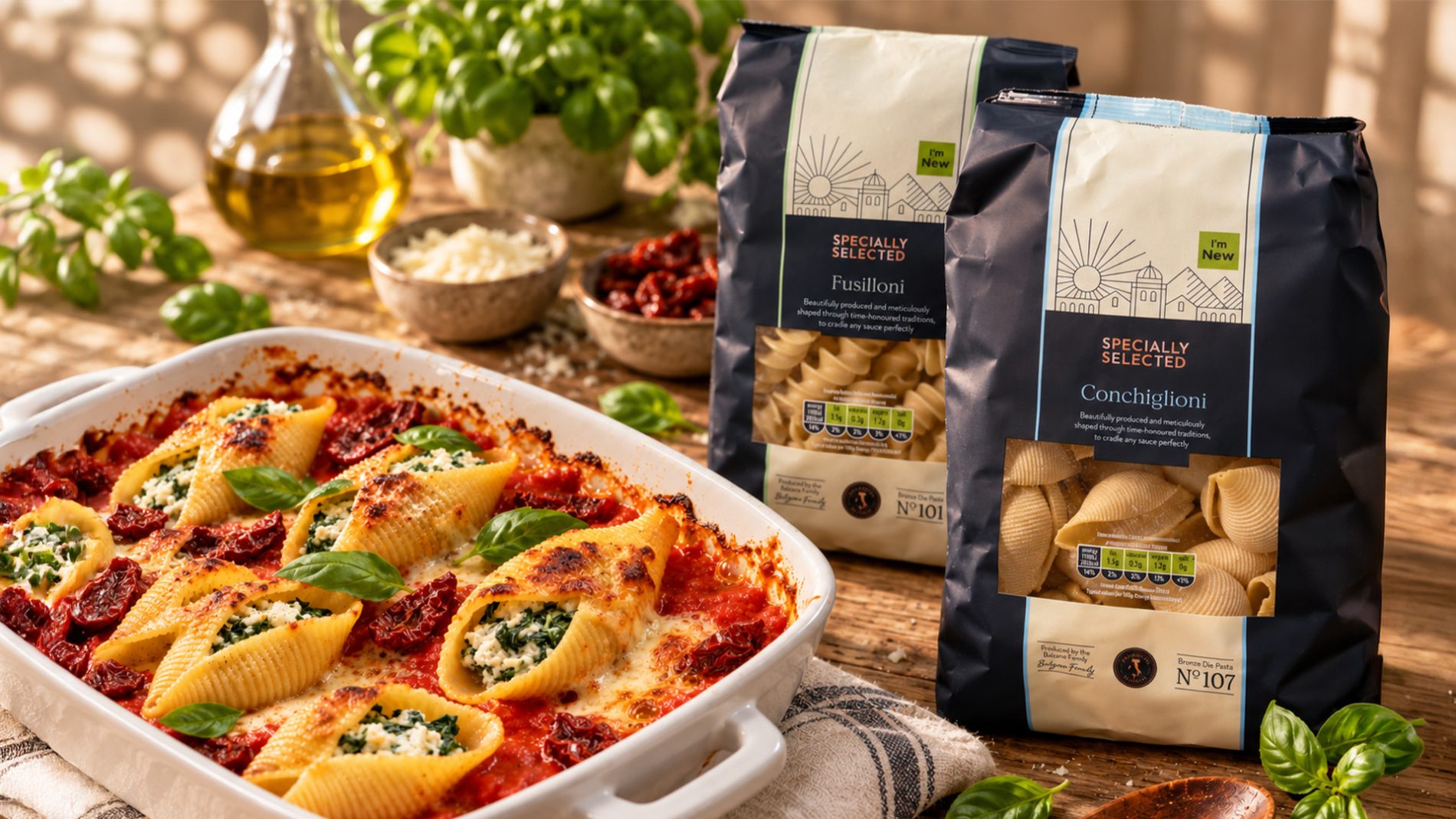 ALDI HERO - Two New Italian Pasta Shapes Join Aldi’s Specially Selected Range 