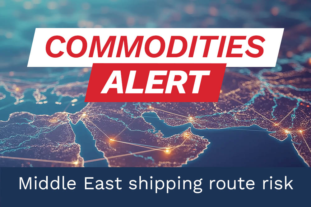 Commodities Alert Middle East route risk march 2026