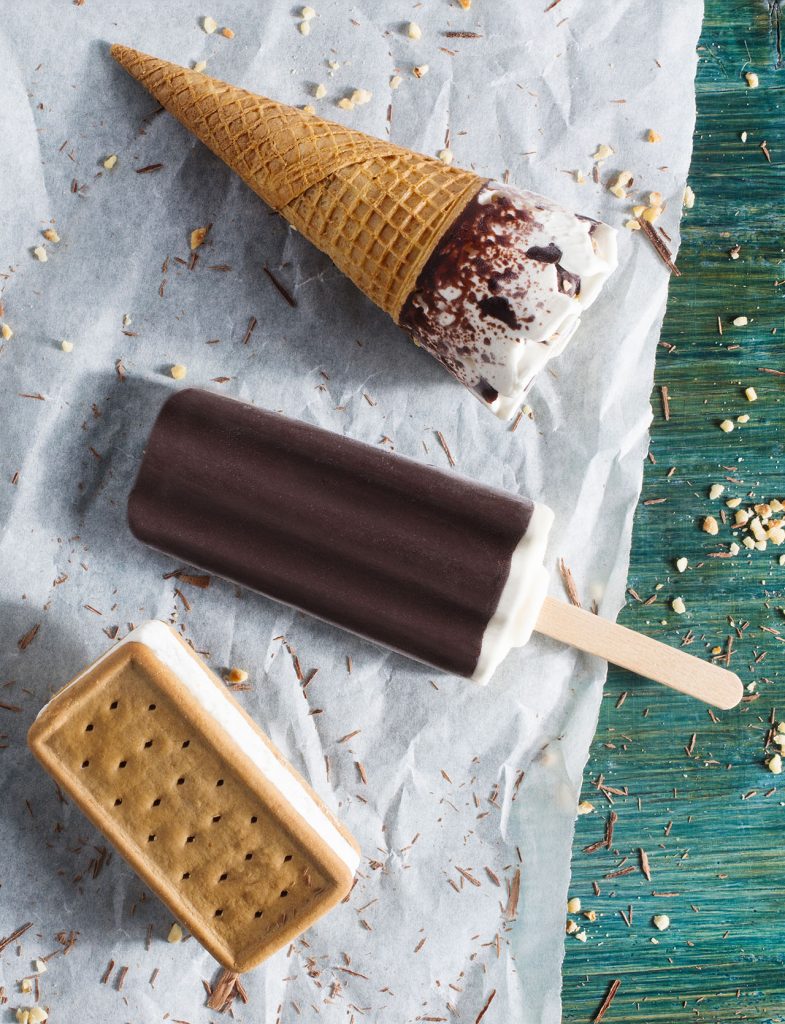 Dessert e gelati vegetali senza latte, a base di ingredienti 100% plant based