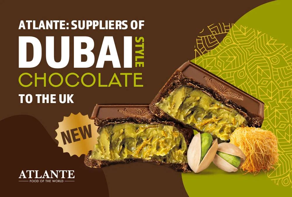 Dubai chocolate cover - Atlante: Suppliers of Dubai Chocolate to the UK