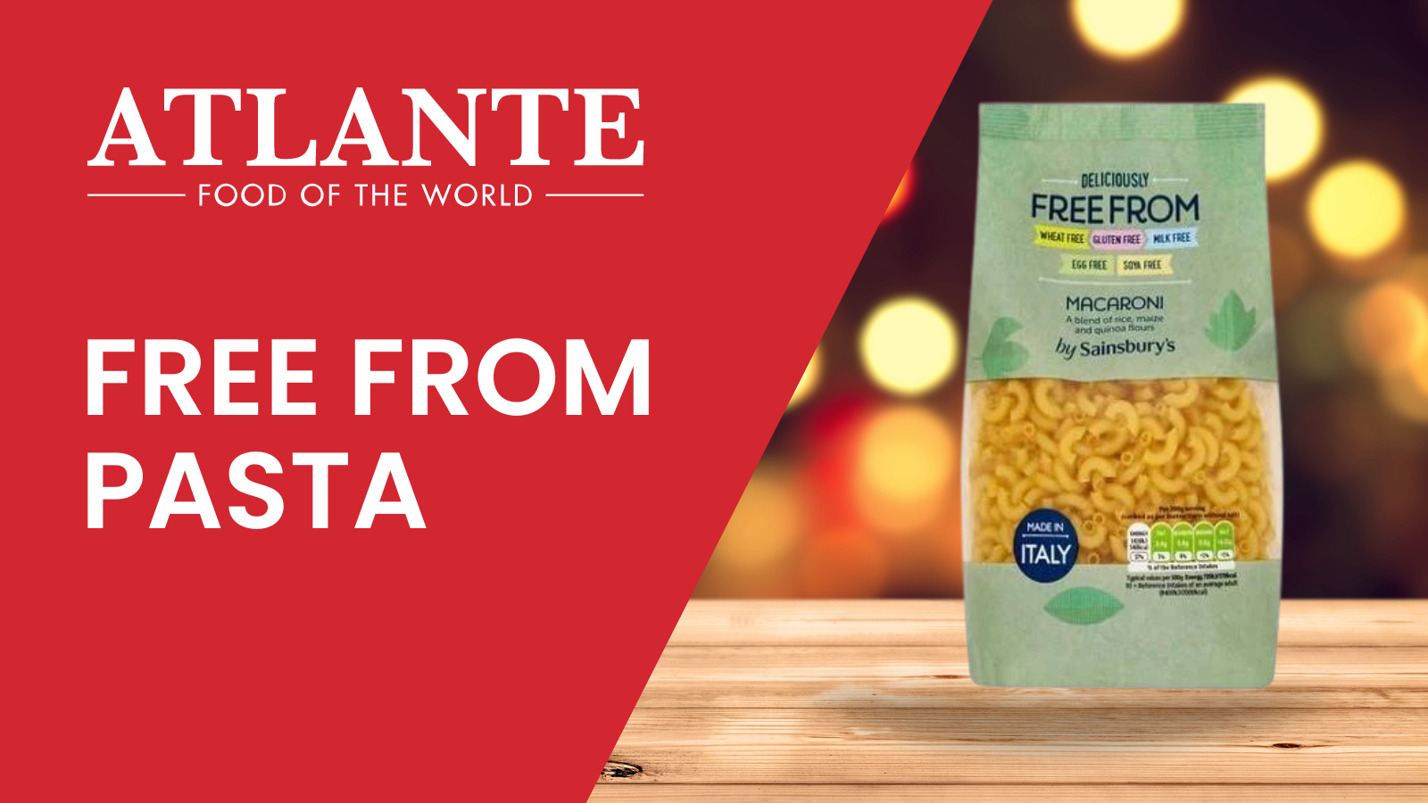 GF Pasta Social Templates - Discover the wonder of wholesale gluten free pasta