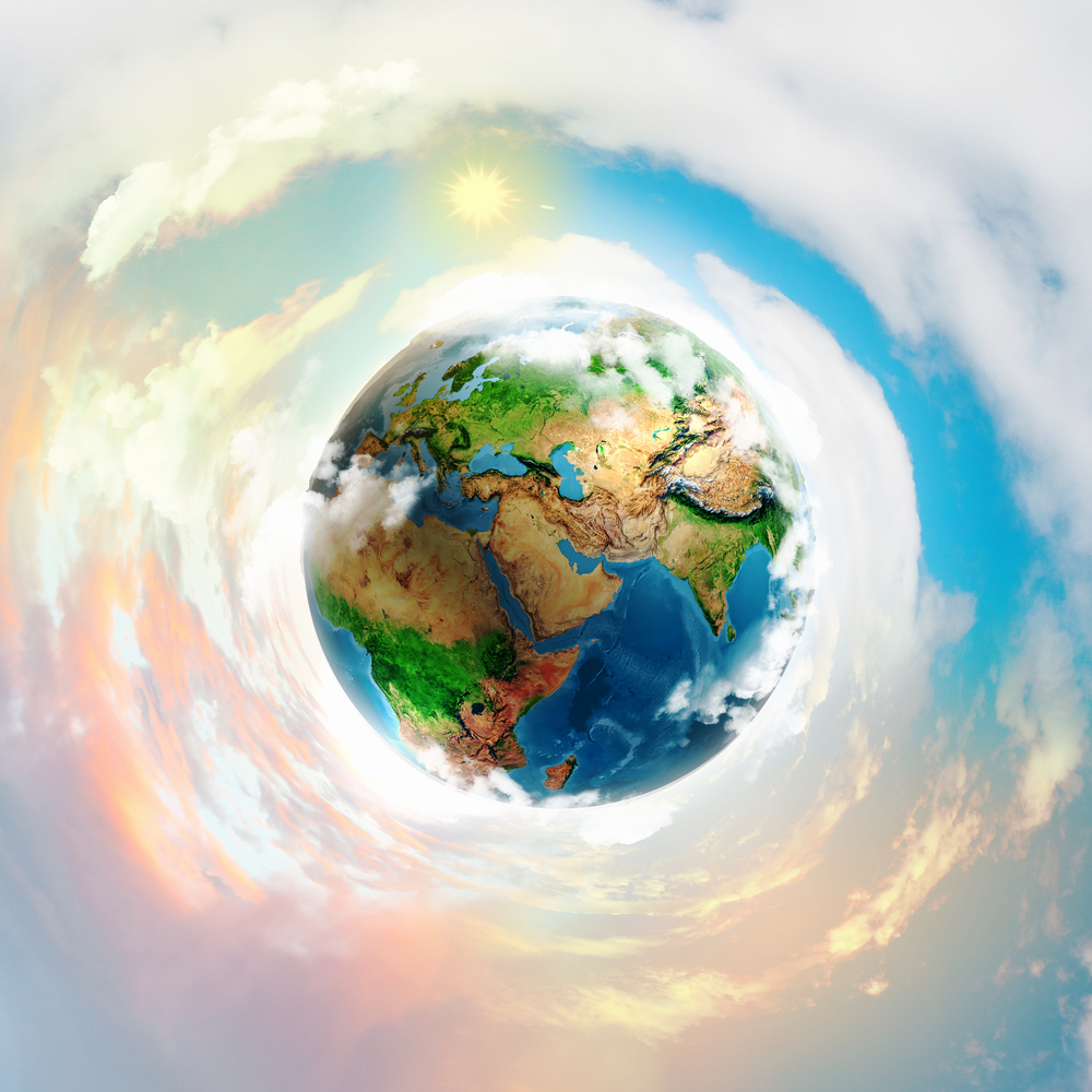 Image of earth planet. Elements of this image are furnished by NASA - World Health Day 2023