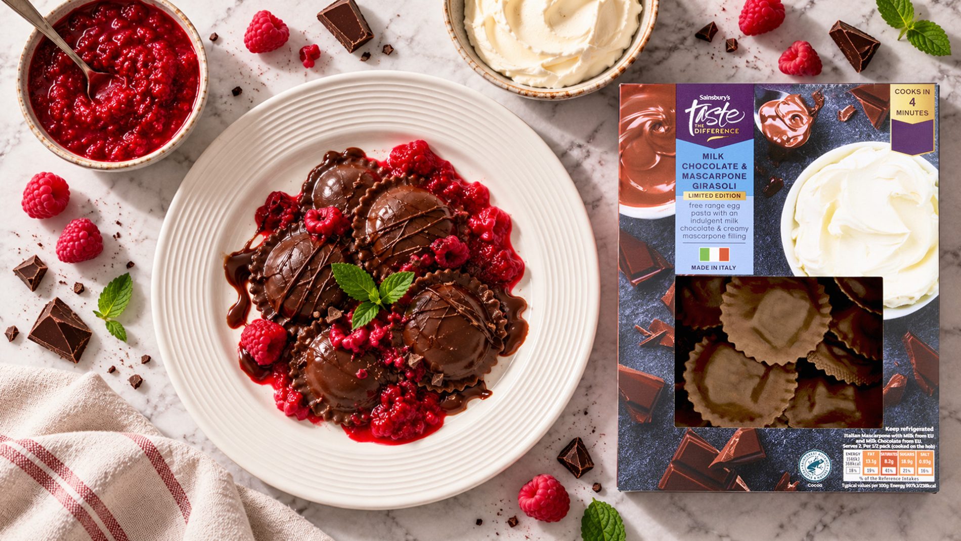Sainsburys TTD HERO - More Choice for Pasta Lovers as Sainsbury’s Expands Its Taste the Difference Range