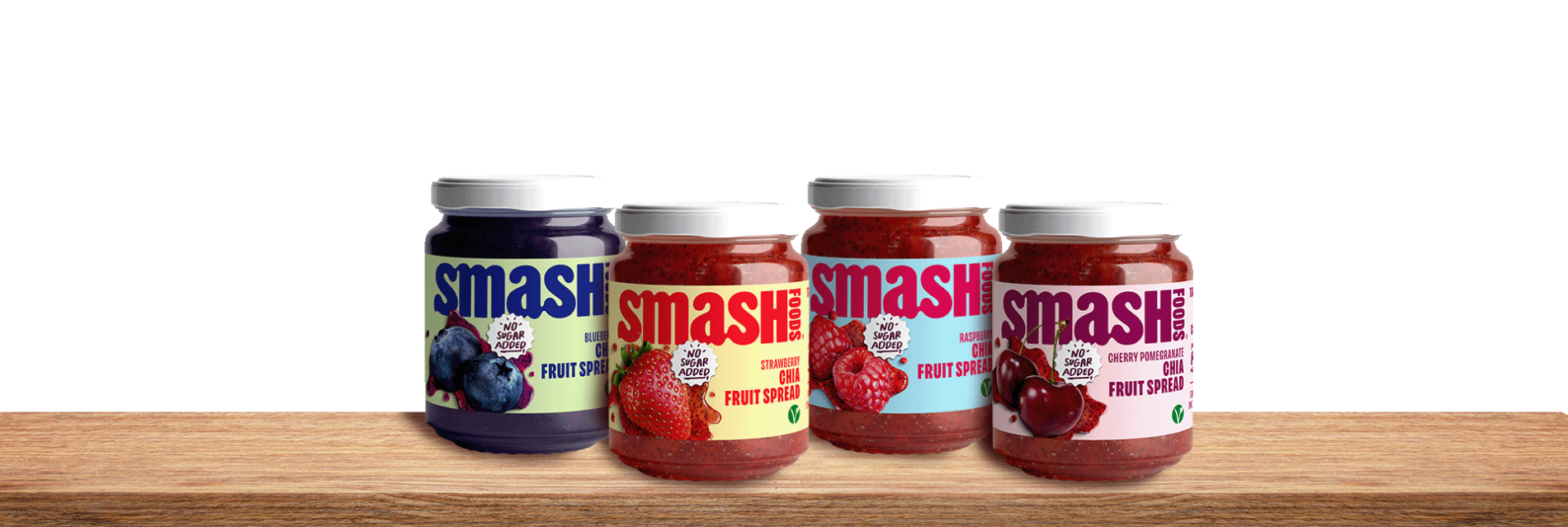 Smash Foods confetture di frutta con semi di chia senza zuccheri aggiunti