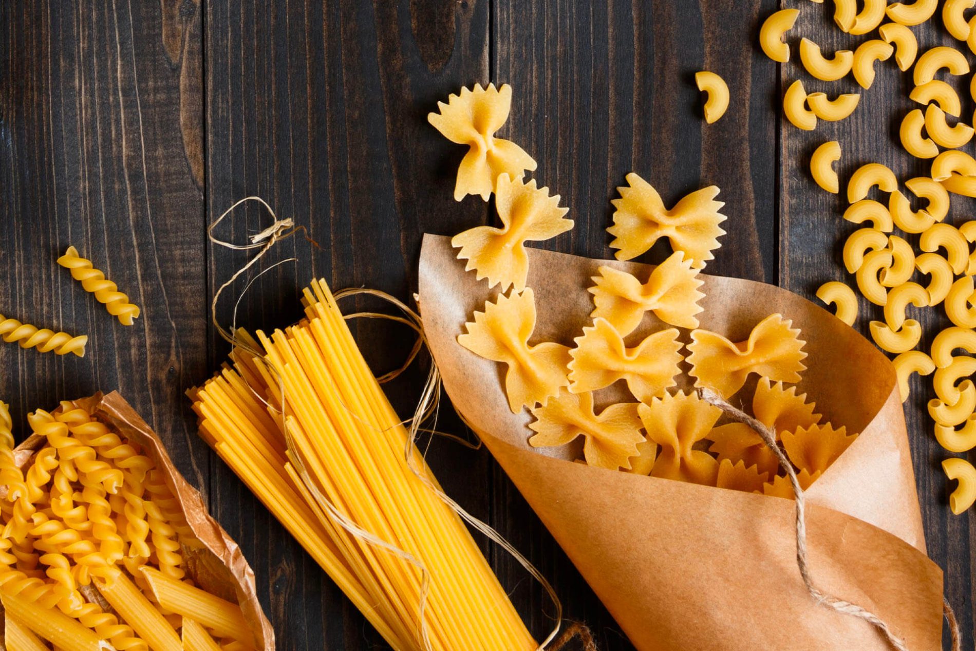 Pasta, Riso, Noodles: un assortimento completo di primi piatti secchi, freschi e internazionali