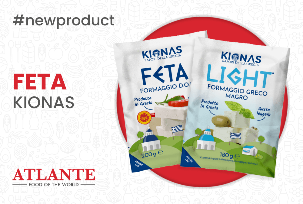 Atlant Kionas Specialita greche - Atlante expands its assortment of greek products in large-scale retail stores