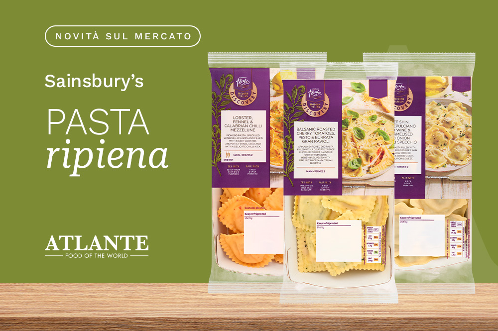Pasta fresca ripiena Atlante e Sainsbury's