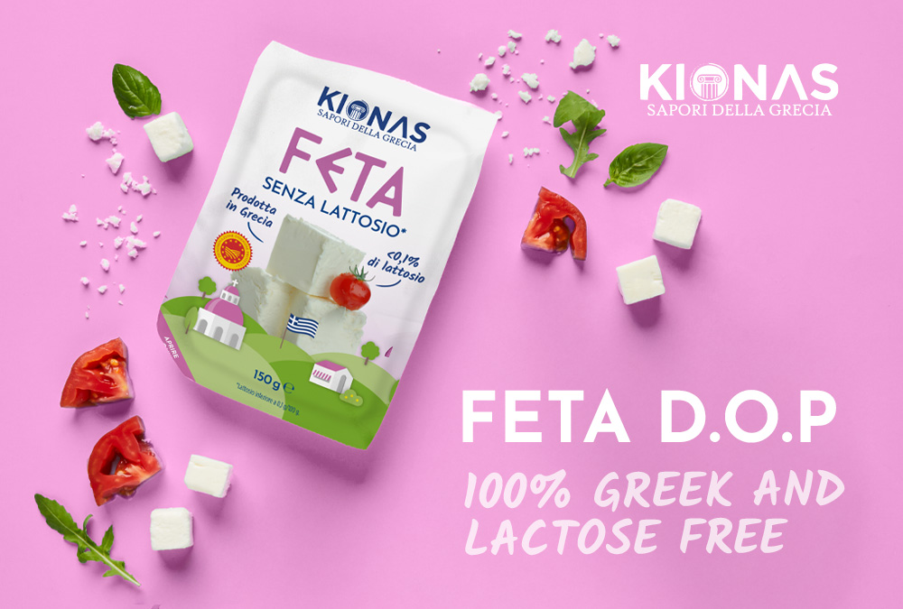 Kionas Lactose-Free PDO Feta: authentic Greek flavour, inclusivity and quality for modern food trends.