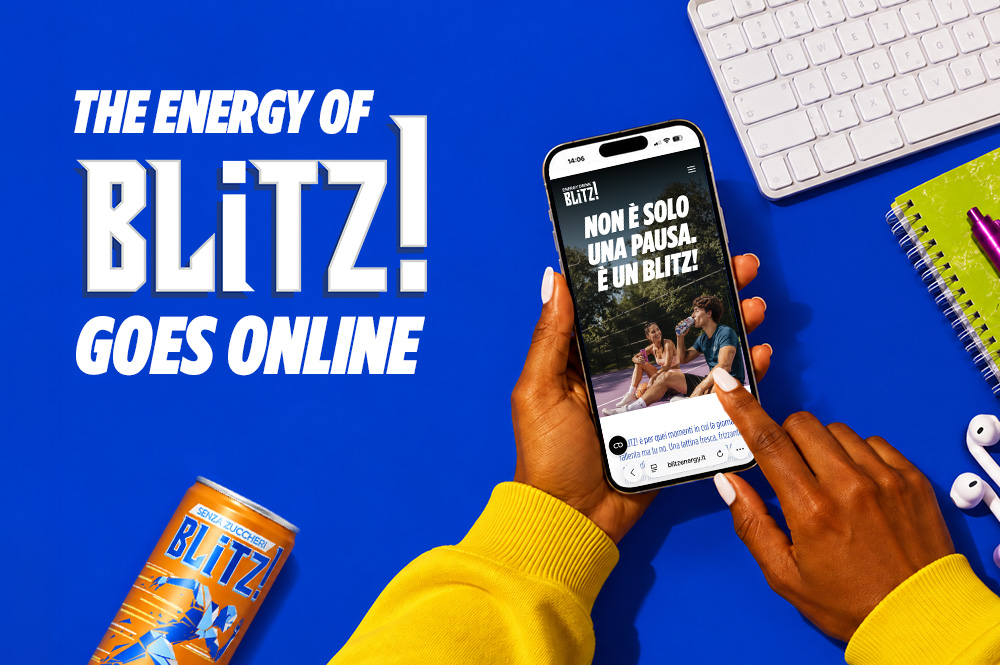 Launch of the website BLITZ! Energy drinks