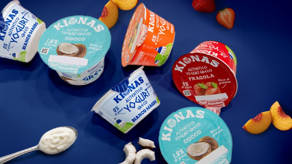 restyling packaging yogurt greco