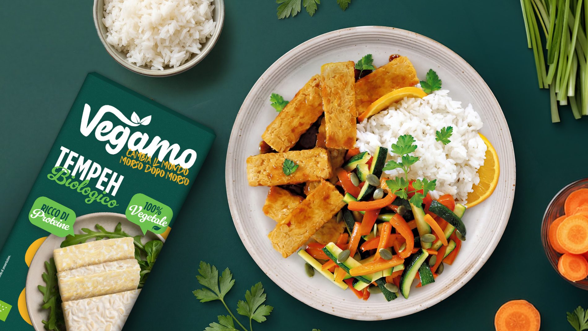 Tempeh HERO - Vegamo: la gamma si amplia con il tempeh biologico