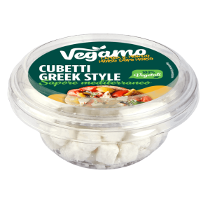 La nuova via dei formaggi vegani: identità, gusto e innovazione Vegamo Cubetti greek style 3 Vegamo Cubetti greek style 3 - La nuova via dei formaggi vegani: identità, gusto e innovazione