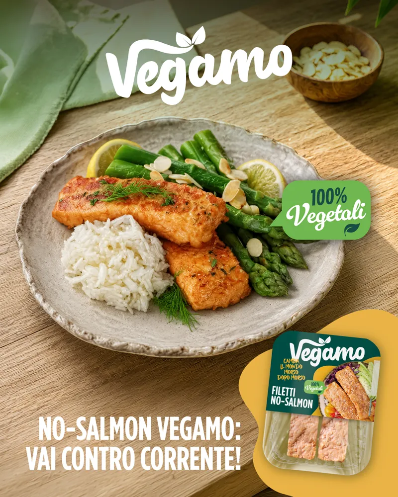 Vegamo No Salmon 01 | Awareness, trial e supporto al sell-out: la strategia marketing di Vegamo
