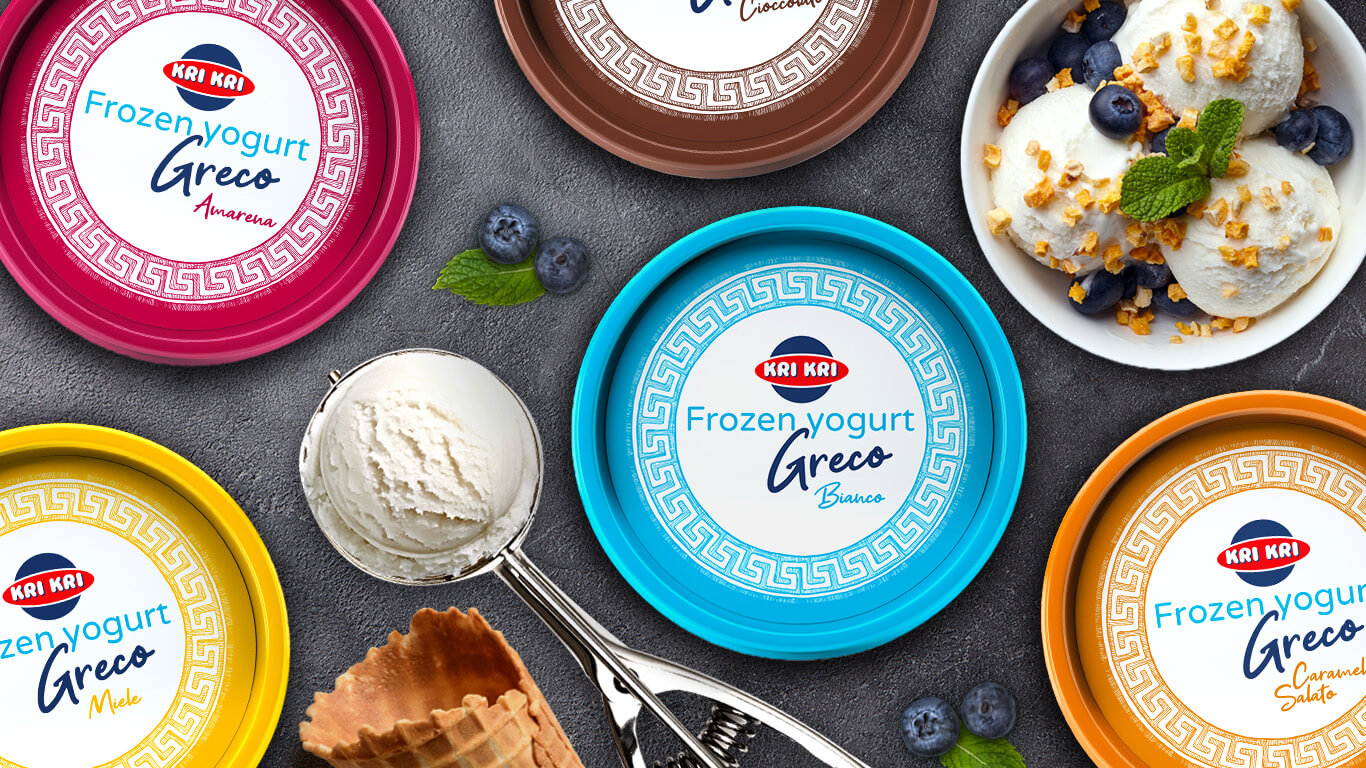 Atlante lancia il frozen yogurt greco a marchio Kri Kri frozen yogurt greco gelato greco kri kri frozen yogurt greco gelato greco kri kri - Atlante lancia il frozen yogurt greco a marchio Kri Kri