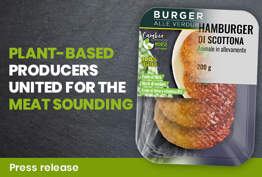 Plant-based producers united for the meat sounding.